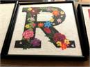 Letter R Primary Floral